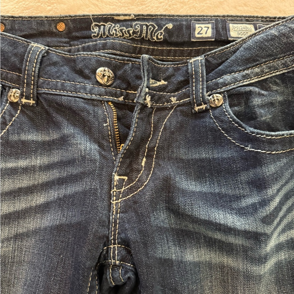Miss Me Dark Blue Jeans